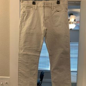 Men’s beige Madewell jeans